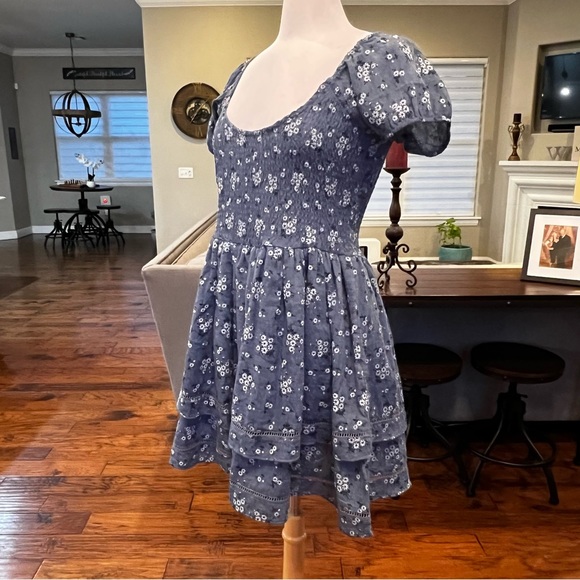 NWT Kittenish X Flag & Anthem Mae Tiered Mini Dress Size Large Or XL X-Large - Picture 9 of 16